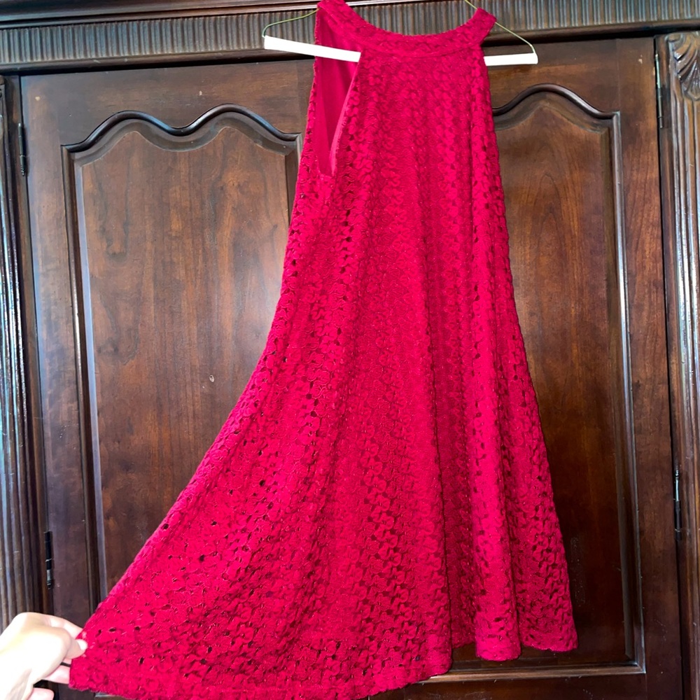 Altr’d State crimson/maroon dress. Size medium, worn maybe 3 times.
